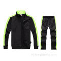 Zipper Up Training Sports Wear Tracks Paks for Men